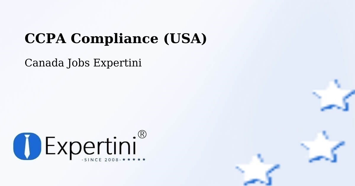 CCPA Privacy Rights & Compliance Notice – Acton Vale - Canada Jobs Expertini